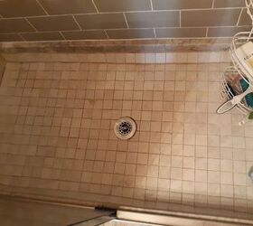 q how do i make my shower floor loik respectable
