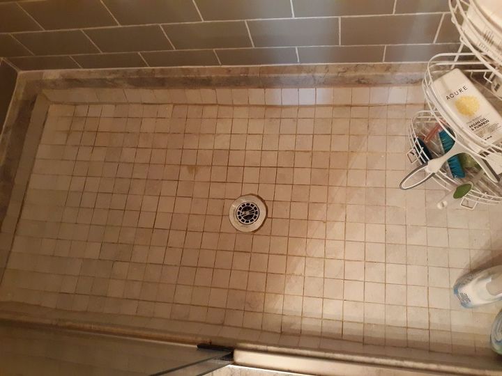 q how do i make my shower floor loik respectable