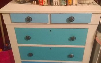 Ombre Painted Chest Of Drawers