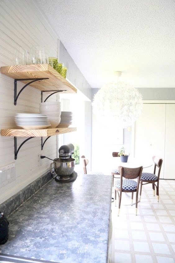 shelving ideas guaranteed to improve your space, Kitchen Shelving Ideas Love Renovations