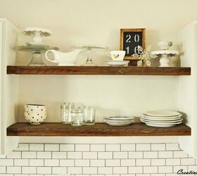 shelving ideas guaranteed to improve your space, Kitchen Shelves Creatively Living