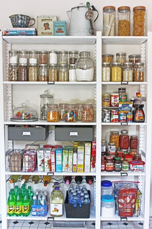 shelving ideas guaranteed to improve your space, Pantry Shelving Ideas Lela Burris