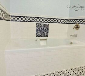 beautiful bathroom tile ideas that will make you want to renovate, Bathroom Subway Tile Kati Urbanek Countryesque