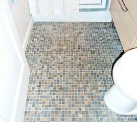 beautiful bathroom tile ideas that will make you want to renovate, Easy DIY Floor Tile S