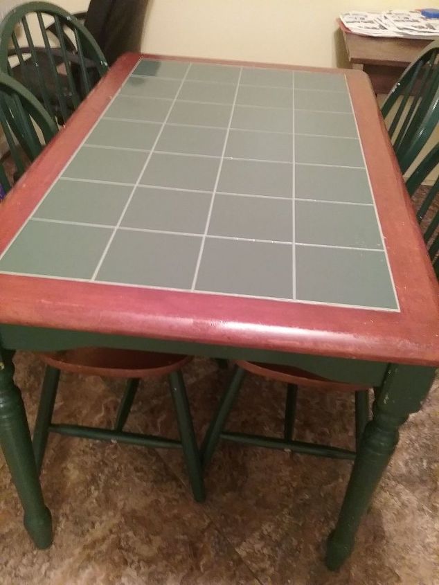 q how can i resurface a tile top table