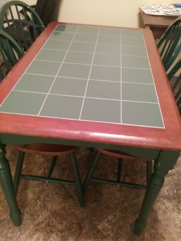q how can i resurface a tile top table