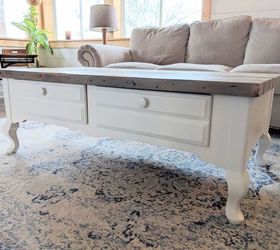 farmhouse style coffee table makeover