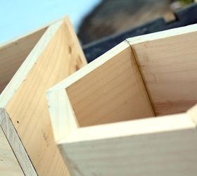 how to build geometric diy planter boxes