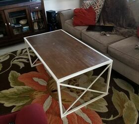 ordinary coffee table to glam coffee table