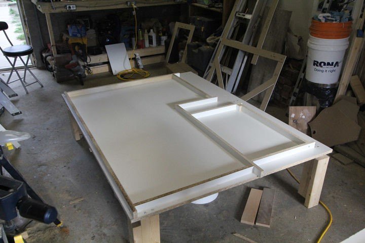 how to build gorgeous concrete countertops two ways, Build a Mold Kristen Storefront Life