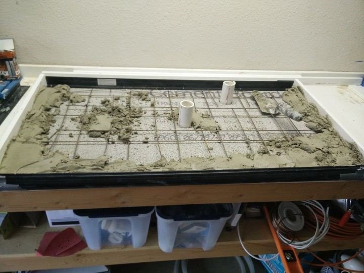 how to build gorgeous concrete countertops two ways, How to DIY Concrete Countertops Robin Lewis