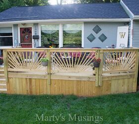 13 creative diy deck railing ideas for awesome outdoor fun, Wood Deck Railing Ideas Marty s Musings