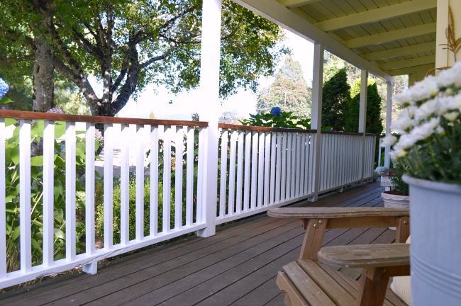 13 ideias criativas de grades de deck para diverso ao ar livre, Id ias de mudan a de corrim o uma casa de campo em Oregon
