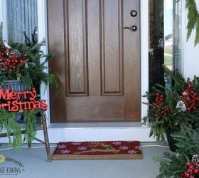 20 front porch ideas for any home or budget, orch Chairs for Christmas Decor Rose Lemke What Rose Knows