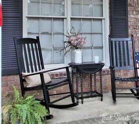20 front porch ideas for any home or budget, Front Porch Rocking Chairs Thea Osborne That Sweet Tea Life