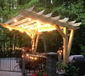 get ultimate shade with 16 best diy outdoor pergola ideas, Wooden Pergola Sue P