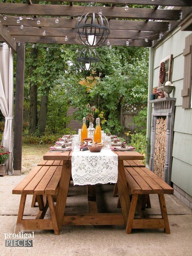 get ultimate shade with 16 best diy outdoor pergola ideas, Backyard Pergola Ideas Larissa Prodigal Pieces