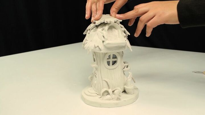 diy fairy house lamp using jar