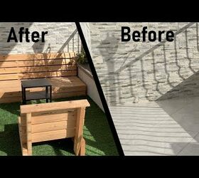 DIY Patio and Garden Bench and Chair
