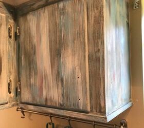 refreshing cabinets with a layers and layers of paint