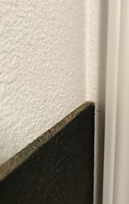 how to create a dramatic wall accent using wood shims