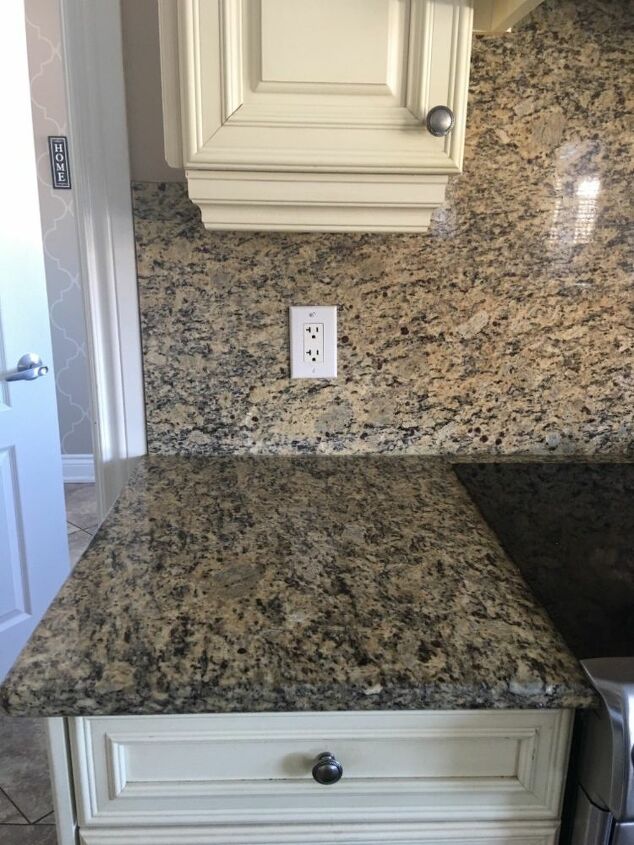 How Do I Cover Outdated Granite Countertops Backsplash All