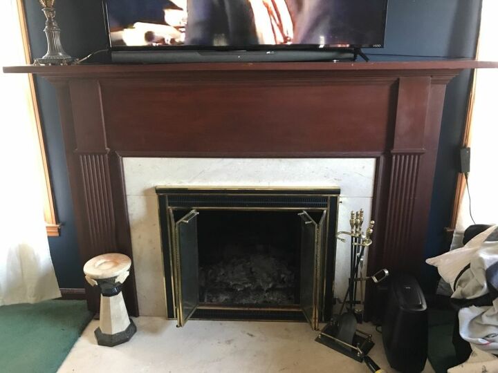 q how should i redo my fireplace