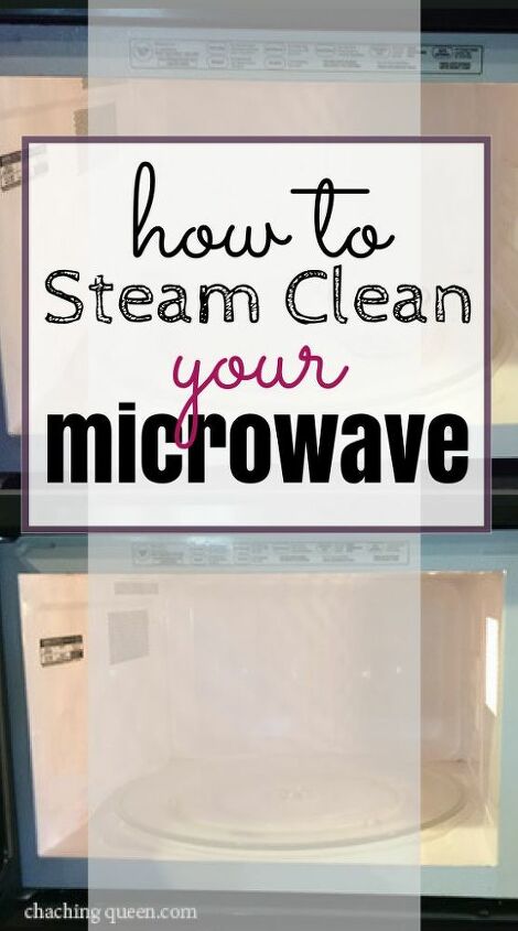 como limpiar el microondas a vapor en solo 5 minutos
