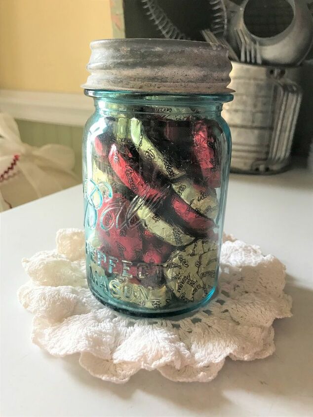 valentine gift jar that can be used as decor