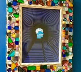 pretty mosaic photo frame, Mosaic photo frame