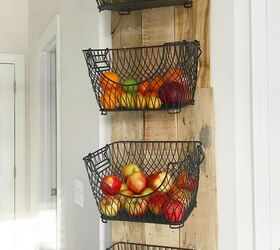 diy wall mounted fruit veggies holder
