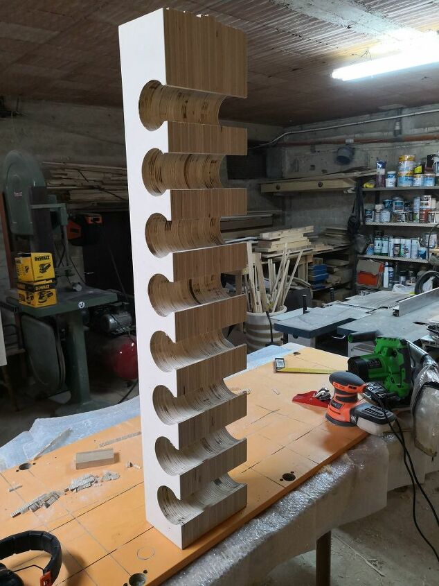 wine rack wall hanging