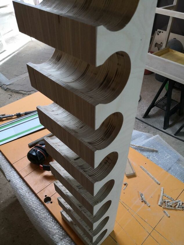 wine rack wall hanging