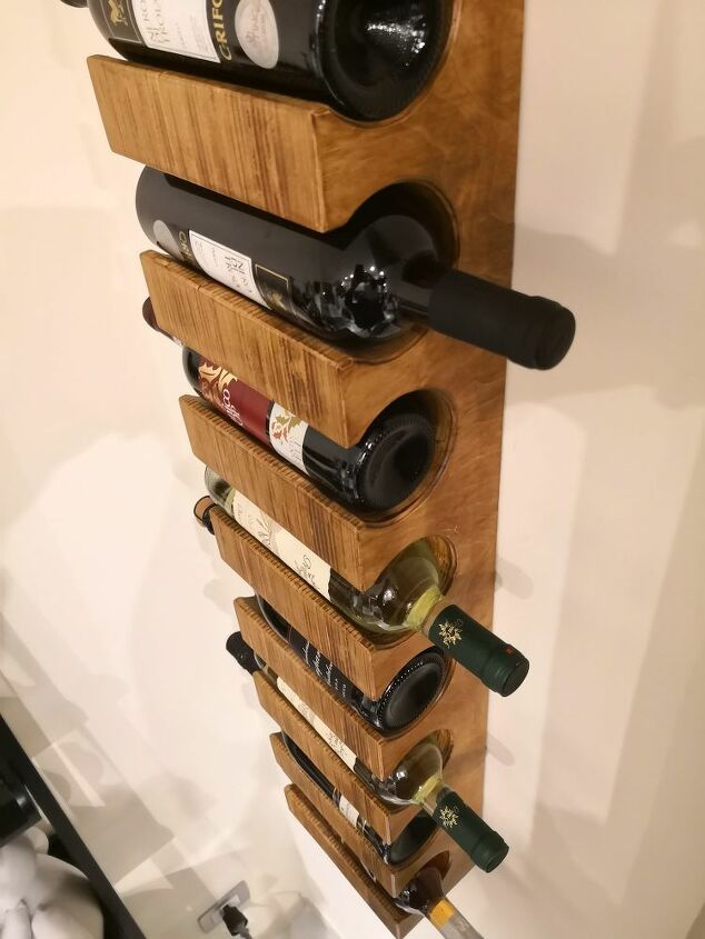 wine rack wall hanging