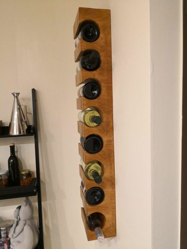 wine rack wall hanging