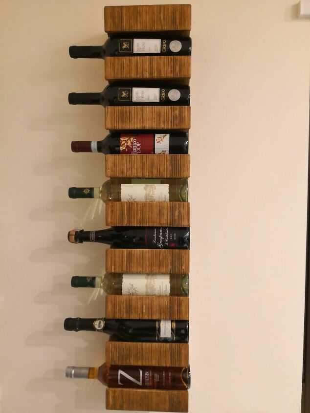 wine rack wall hanging
