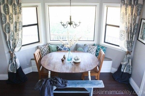 17 stunning diy window treatment ideas, Kitchen Window Treatment Ideas Anna M