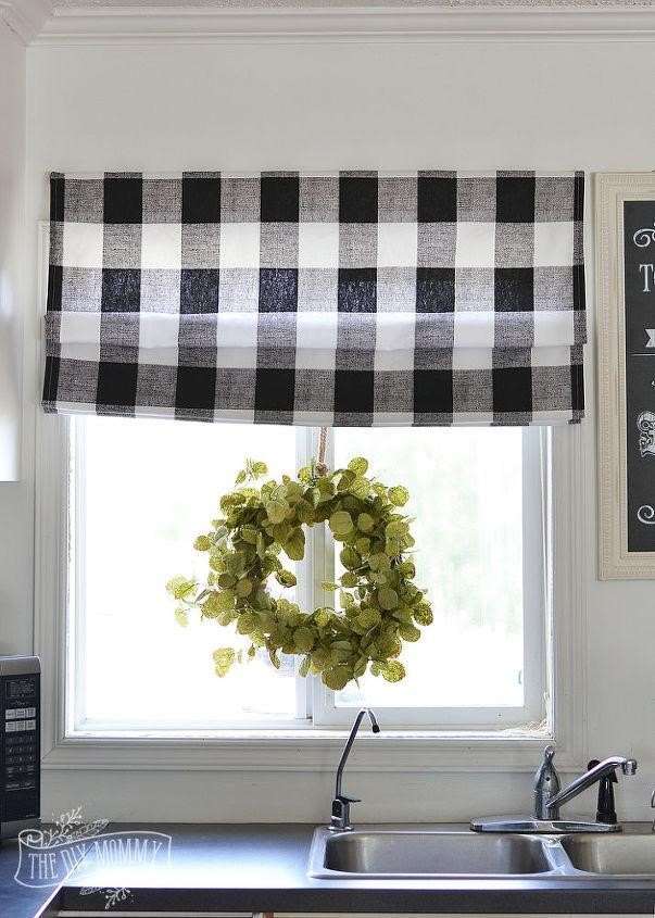 17 stunning diy window treatment ideas, DIY Roman Shade Ideas Christina Dennis