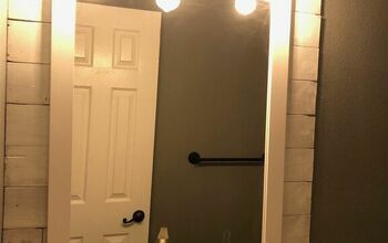 Updating Your Old Bathroom Light Fixture to Industrial Light Fixture