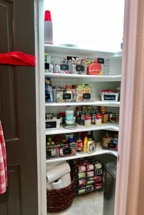 simple pantry makeover, AFTER