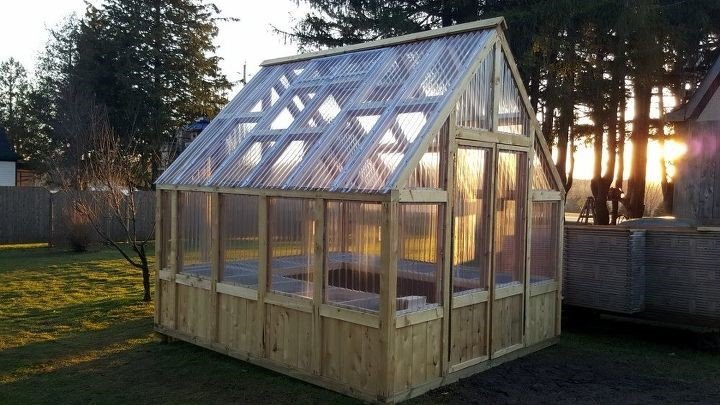 How To Build A Diy Greenhouse On A Budget Hometalk