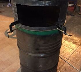behold the jd smoker a huge bbq smoker out of 2 barrels