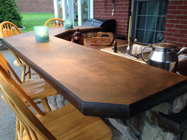 22 ways to create the outdoor kitchen of your dreams, Outdoor Kitchen Countertops Cherie Aldridge Vickers