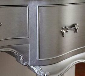 jazz up your decor with furniture paint, Metallic Painted Furniture Christine Decorated Life