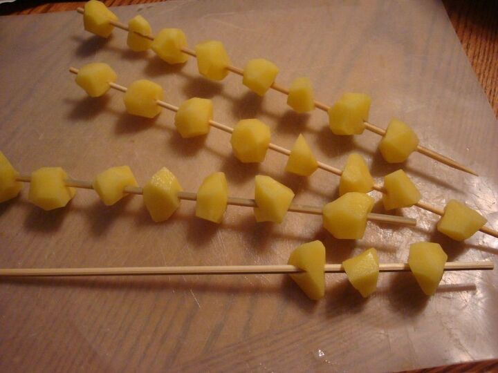 making potato beads