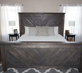 Chevron headboard online king