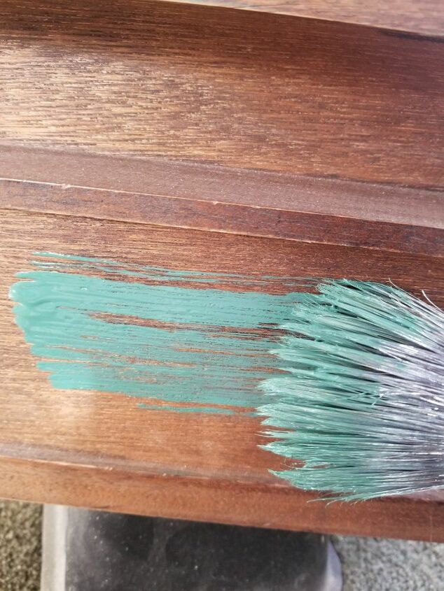 jewelry box makeover using metal leaf