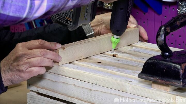 tapa de bricolaje para una caja de madera