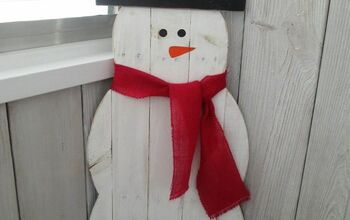 Pallet Snowman