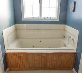 If you're tiring of your old tub, here's a budget-friendly way to totally transform it